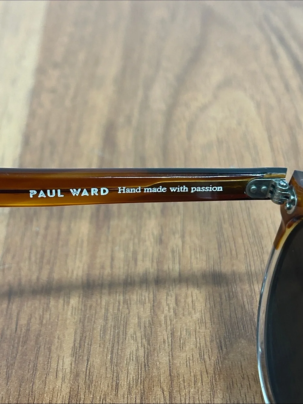 Paul Ward Paris 'Naxos C.58' Tortoise Sunglasses - Handmade in Italy